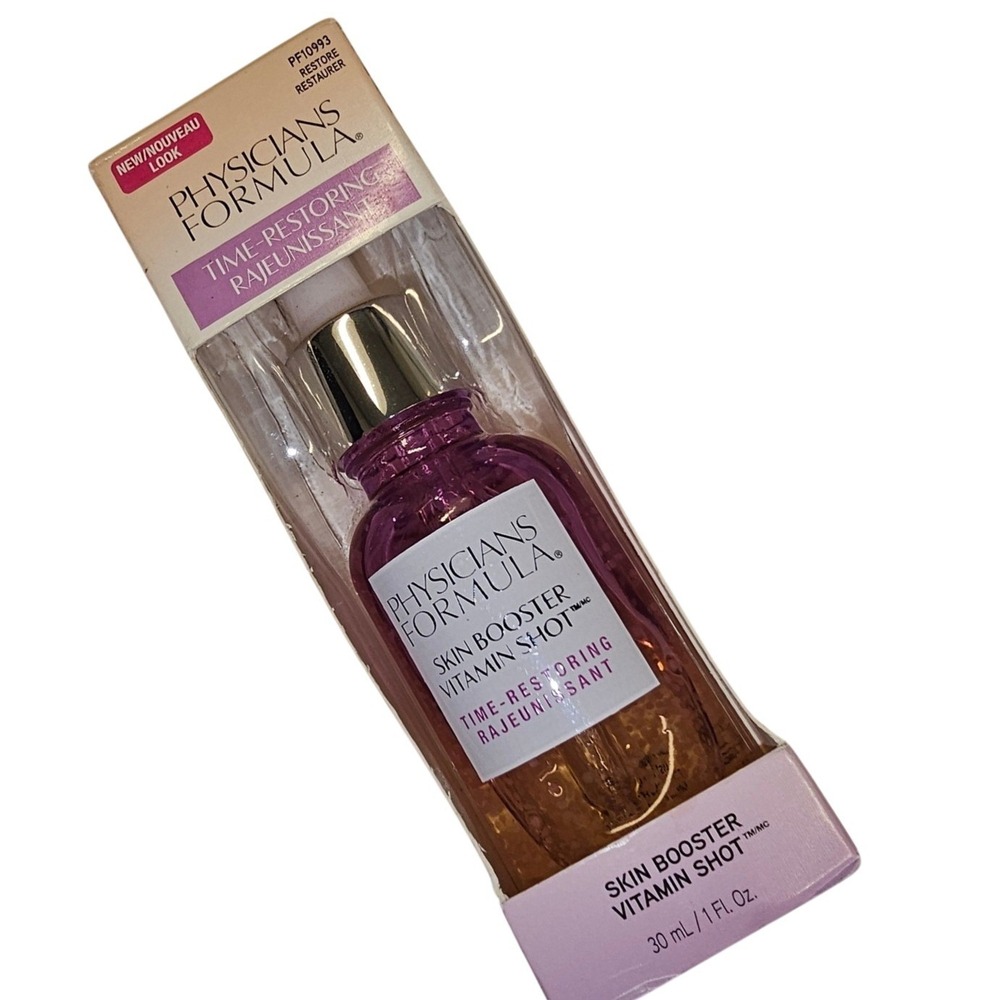 NEW Physicians Formula Time-Restoring Skin Booster Vitamin Shot Serum 1 fl oz